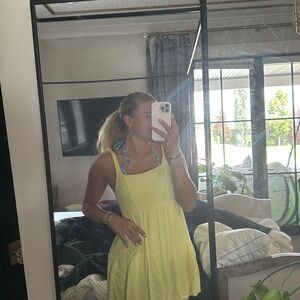 Yellow Sleeveless Dress
